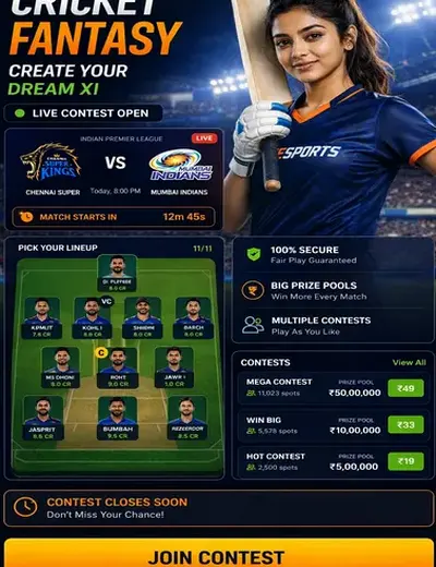 Betsports (bet sports) fantasy cricket & matchday visual 3